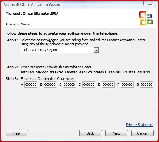 CRACK Microsoft Office 2007 Enterprise edition with serial key