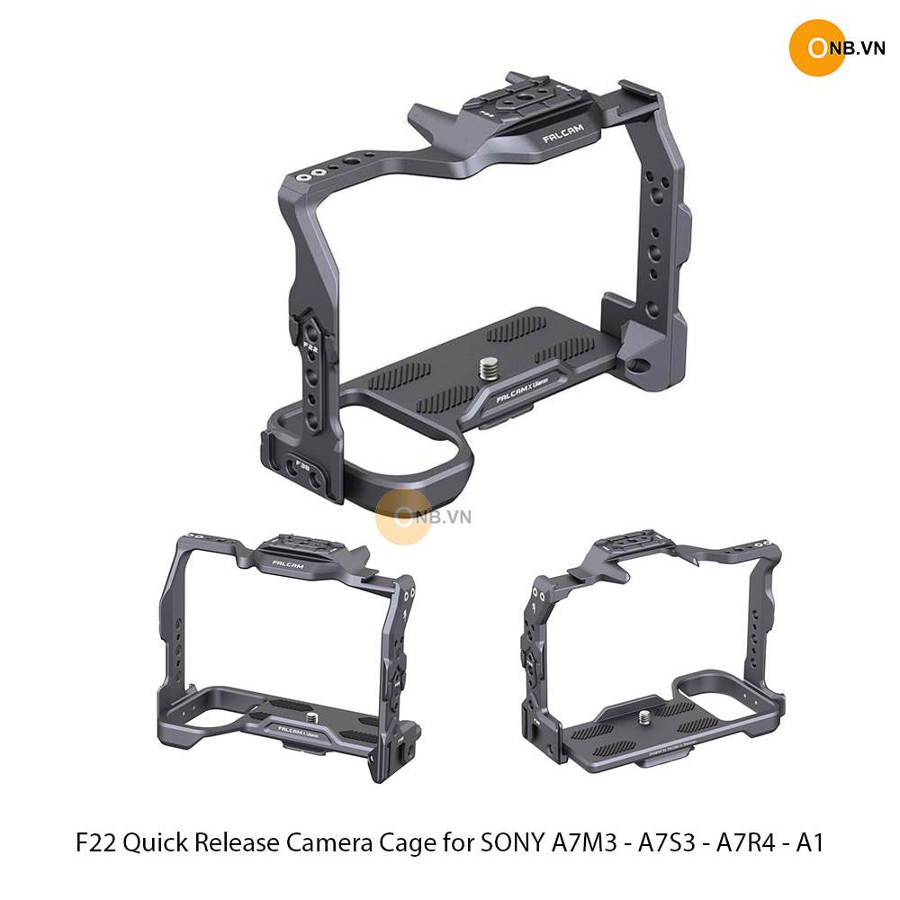 F22 Quick Release Camera Cage for Sony Alpha a73 a7r3 a1 a7s3