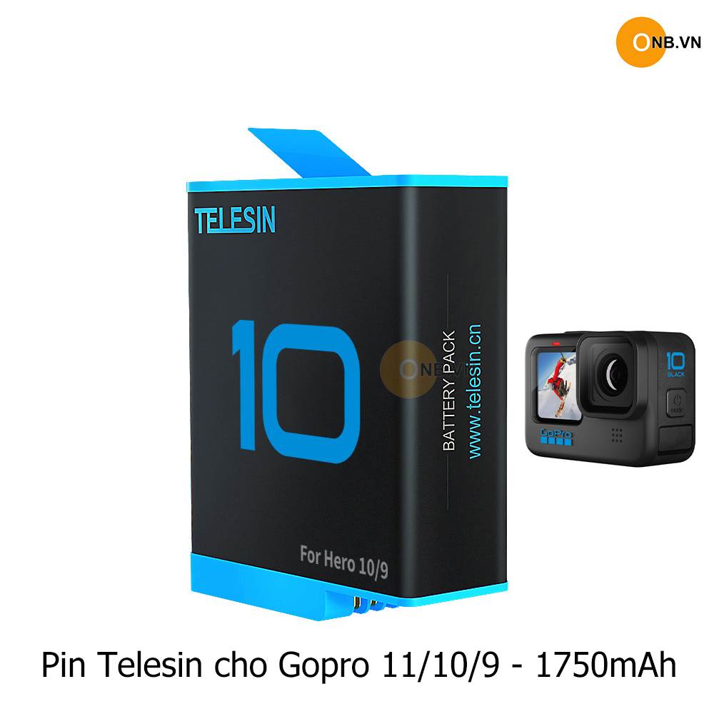 Gopro 11 10 9 Telesin Battery - Pin cho Gopro
