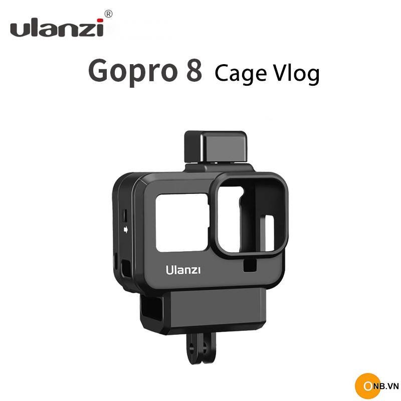 Gopro 8 - Ulanzi G8-9 Khung nhựa bảo vệ Vlog mẫu mới 2020