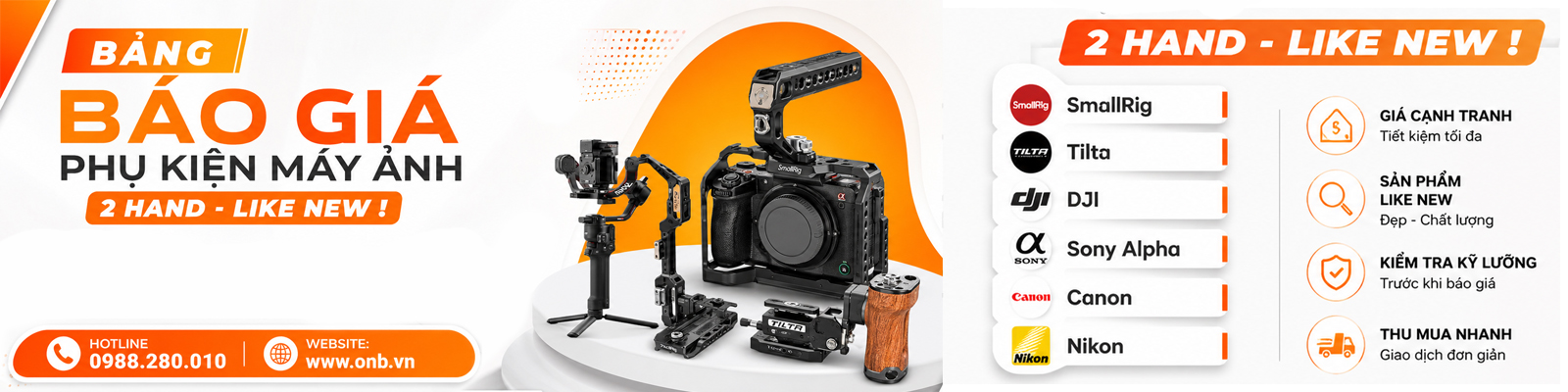 List phụ kiện máy ảnh SmallRig - Tilta like new
