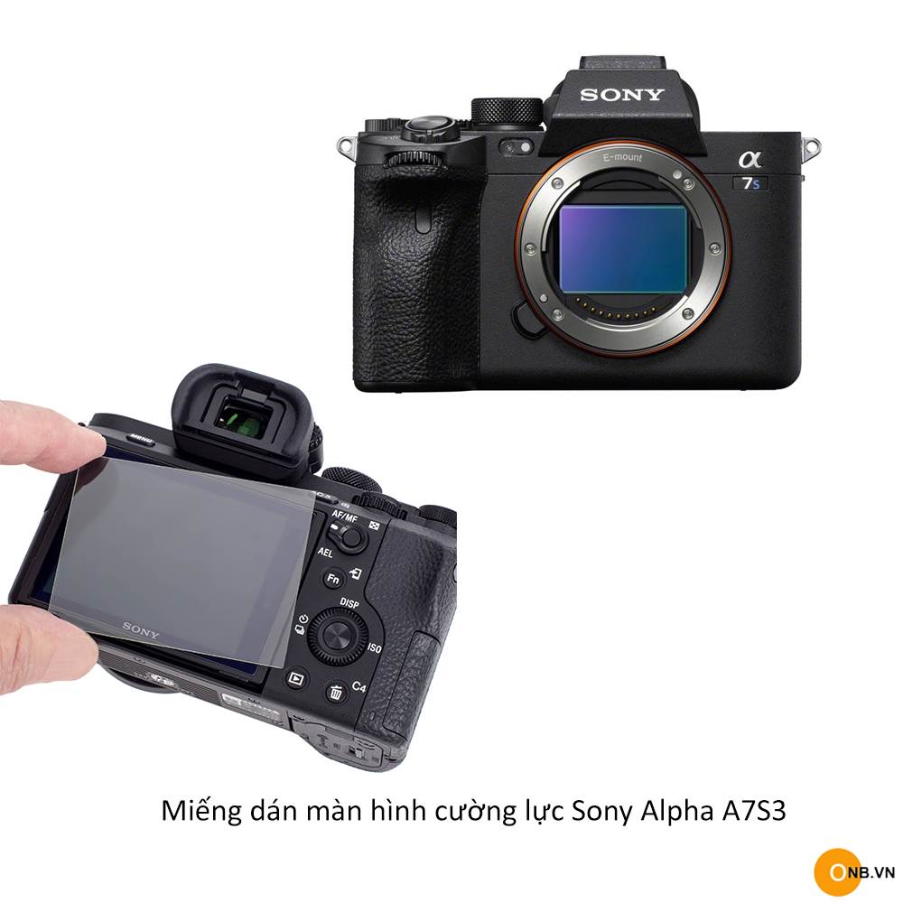 Sony Alpha A7S3 miếng dán màn hình cường lực