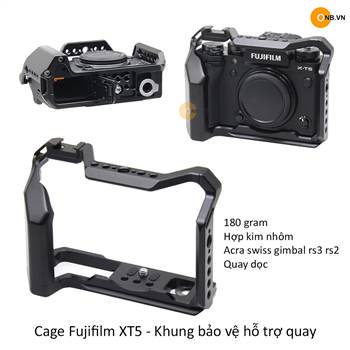 Cage Fujifilm XT5 - Khung bảo vệ X-T5 mới 2023