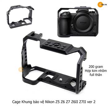Cage Khung bảo vệ Nikon z5 z6 z7 z6ii z7ii - ver 2