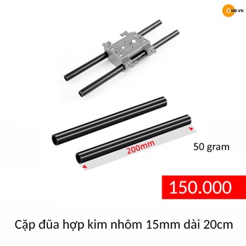 Cặp đũa hợp kim nhôm 15mm dài 20cm