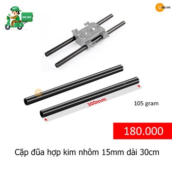 Cặp đũa hợp kim nhôm 15mm dài 30cm
