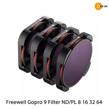 Freewell Gopro 10 Gopro 9 Filter Set ND/PL 8 16 32 64 Dòng cao cấp