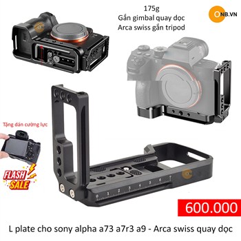 L plate thanh bảo vệ L Sony Alpha a73 a7r3 a7iii