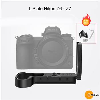 L Plate  bảo vệ cho Nikon Z5 Z6 Z7 Z6II Z7II  kèm cold shoes