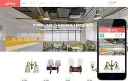 Lighting a Flat Ecommerce Bootstrap Responsive Web Template