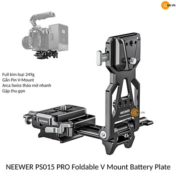 NEEWER PS015 Ngàm gắn Pin V-Mount nhỏ gọn cho máy ảnh