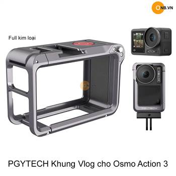PGYTECH Cage Osmo Action 3 Khung Kim Loại