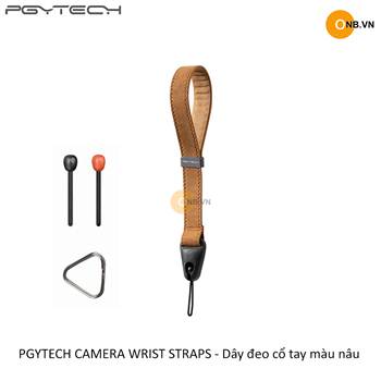 PGYTECH CAMERA WRIST STRAPS Dây đeo cổ tay máy ảnh màu nâu