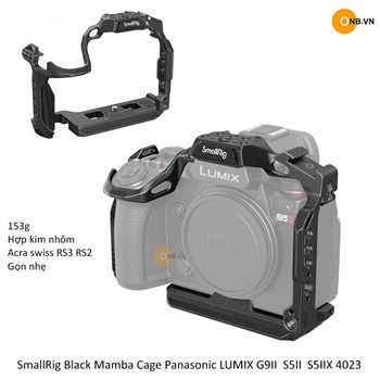 SmallRig Black Mamba Cage Panasonic LUMIX S5II S5IIX 4023