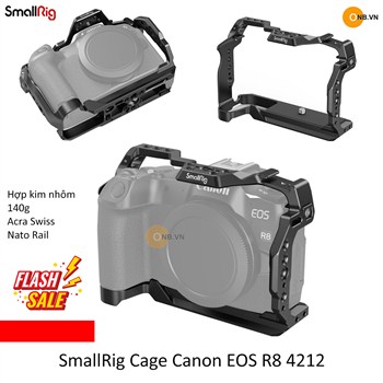 SmallRig Cage Khung bảo vệ Canon EOS R8 4212