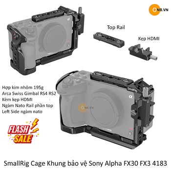 SmallRig Cage Sony Alpha FX30 FX3 4183 new 2025