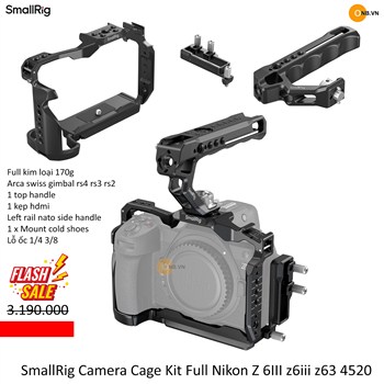 SmallRig Hawklock Fullset Nikon Z 6III z6iii z63 4520