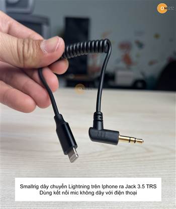 Smallrig dây chuyển Lightning Iphone ra jack 3.5mm TRS