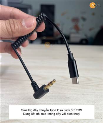 Smallrig dây chuyển Type C Android ra jack 3.5mm TRS