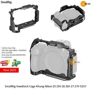 SmallRig Hawklock Cage Nikon Z5II Z5 Z6 Z6II Z7 Z7II 5257