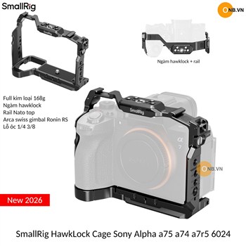SmallRig HawkLock Cage Sony Alpha a75 a74 a7r5 6024