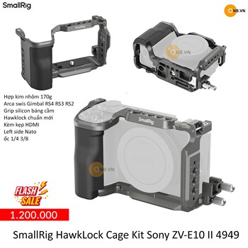 SmallRig HawkLock Cage Kit Sony ZV-E10 II 4949