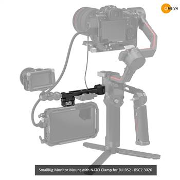 SmallRig Monitor NATO Clamp DJI RONIN RS3 Pro RS2 RSC2 3026 - Thanh gắn màn hình quay