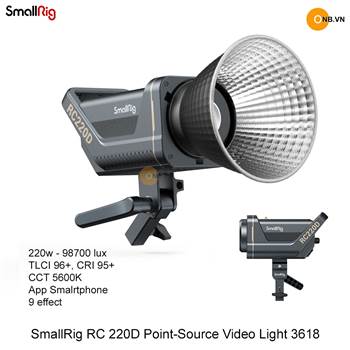SmallRig RC 220D Point-Source Video Light 3618
