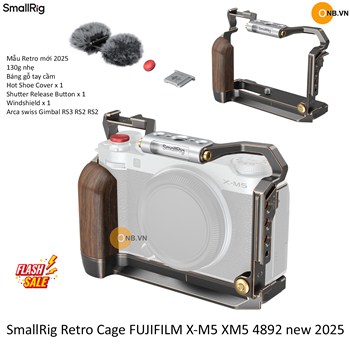 SmallRig Retro Cage Khung bảo vệ FUJIFILM X-M5 XM5 4892