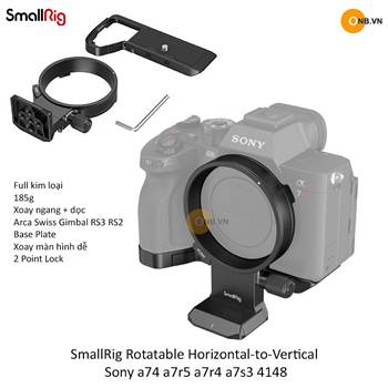 SmallRig Rotatable Horizontal-to-Vertical  Sony a74 a7r5 a7r4 a7s3 4148