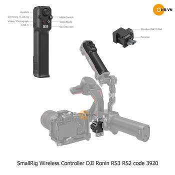 SmallRig Wireless Controller DJI Ronin RS3 RS2 code 3920