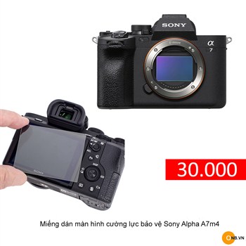 Sony Alpha a74 a7m4 - Miếng dán màn hình cường lực