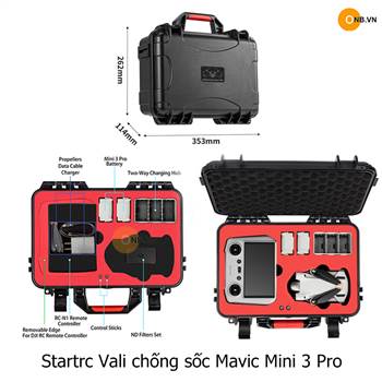 Vali chống sốc cho Mavic Mini 3 Pro full phụ kiện