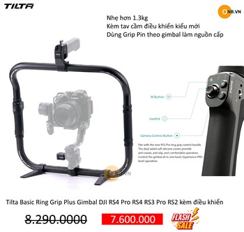 Tilta Basic Ring Grip Plus Gimbal DJI RS4 Pro RS4 RS3 Pro RS2 kèm điều khiển 2025