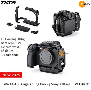 Tilta TA-T66 Cage Khung Bảo vệ Sony Alpha A1 II A1ii A9III A93