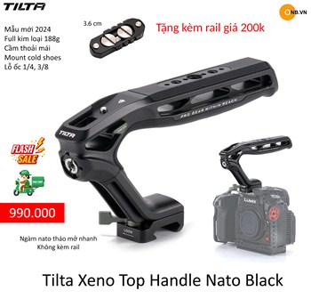Tilta Xeno Top Handle Nato Black - Ngàm Nato tháo mở nhanh