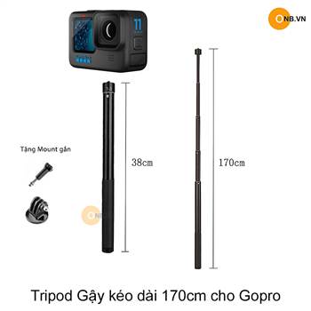 Tripod gậy kéo dài 170cm cho Gopro - Action 3