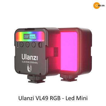 Ulanzi VL 49 RGB Led Mini 2000mAh -chỉnh màu sắc độ K