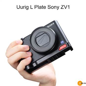 Uurig Plate Sony ZV1 - Đế kim loại bảo vệ và gắn máy dọc tripod