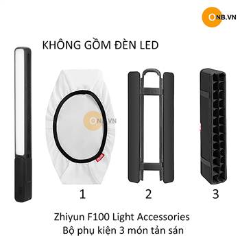 Zhiyun F100 Light Accessories - Bộ phụ kiện 3 món tản sáng