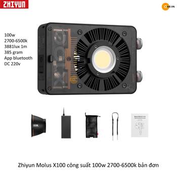 Zhiyun Molus X100 đèn led 100w 2700-6500k bản đơn