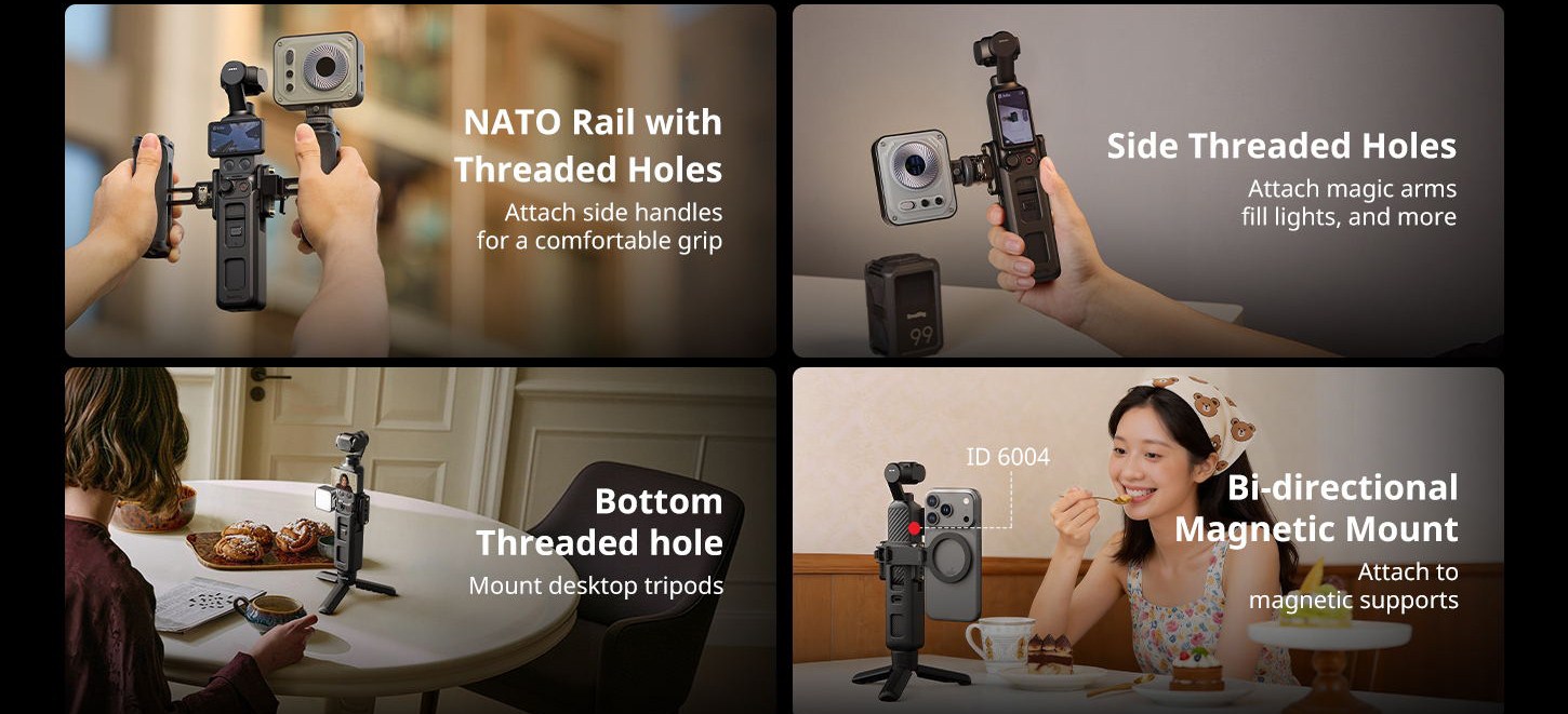 SmallRig Cage Khung bảo vệ DJI Osmo Pocket 4P-4-3  6006